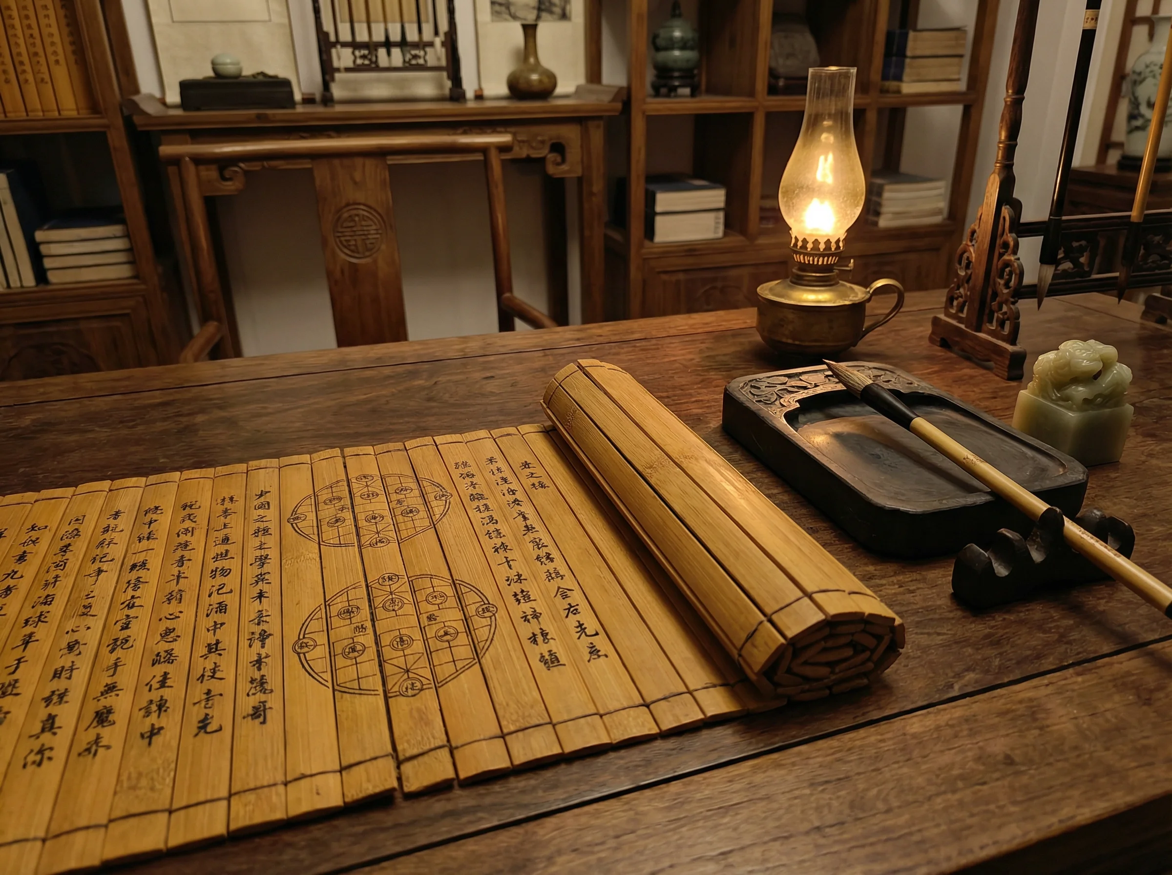 古代棋谱卷轴 - 斗地主wangzhi